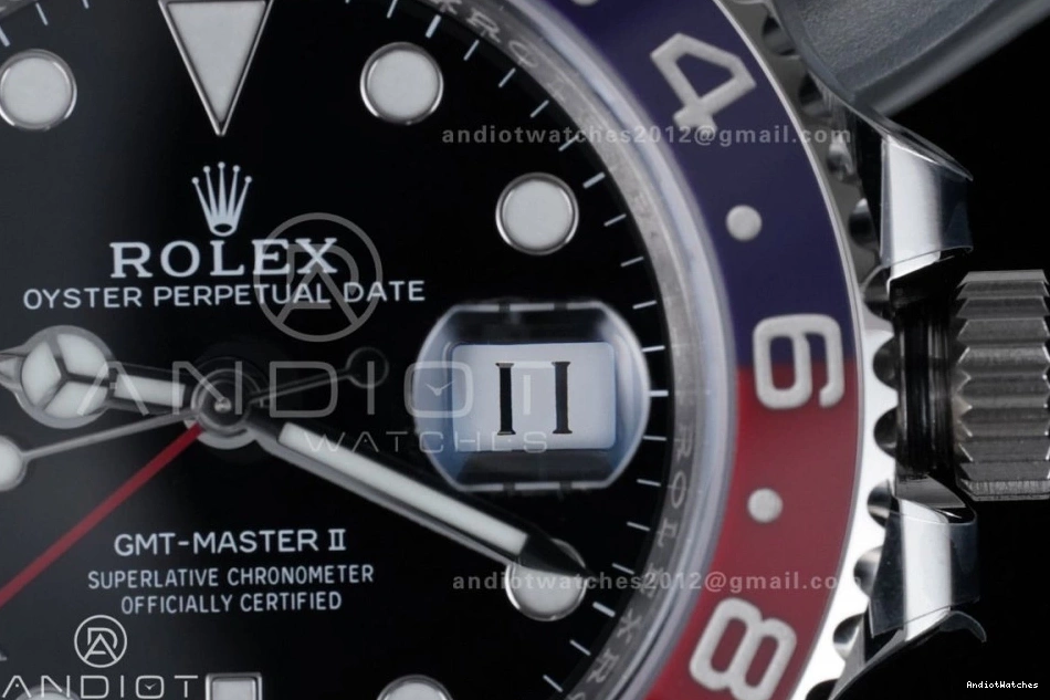 Master Timeless 862 New ARF SH3285 Jubilee BLRO (UV 126710 Bezel 1:1 Pepsi GMT Edition On 904L Bracelet II V Best SS ) 0312